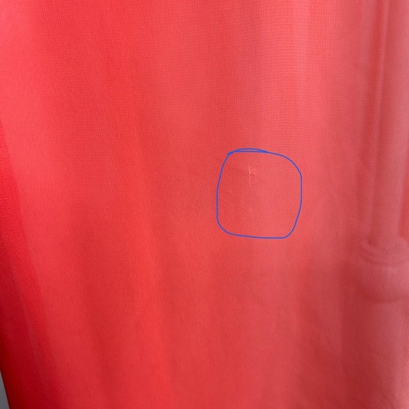 Vintage Oscar De La Renta Pink Label Slip Dress Pink Orange Ombre Nightgown - Picture 6 of 8